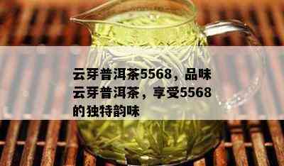 云芽普洱茶5568，品味云芽普洱茶，享受5568的独特韵味