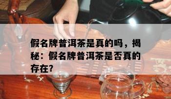 假名牌普洱茶是真的吗，揭秘：假名牌普洱茶是不是真的存在？