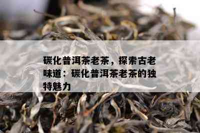 碳化普洱茶老茶，探索古老味道：碳化普洱茶老茶的独特魅力