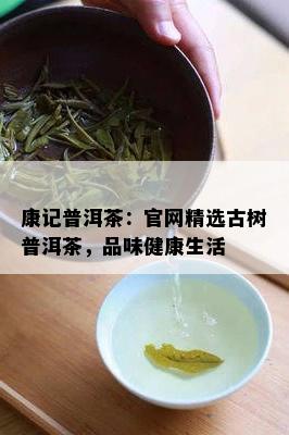 康记普洱茶：官网精选古树普洱茶，品味健康生活