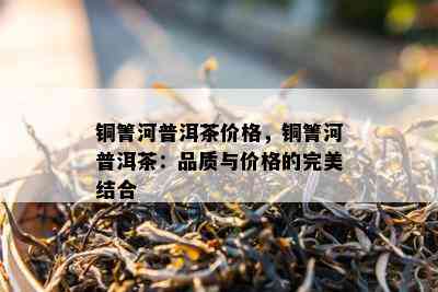 铜箐河普洱茶价格，铜箐河普洱茶：品质与价格的完美结合