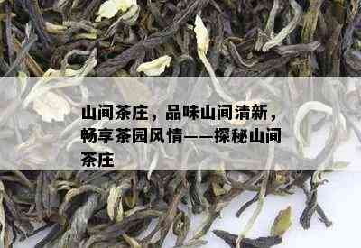 山间茶庄，品味山间清新，畅享茶园风情——探秘山间茶庄