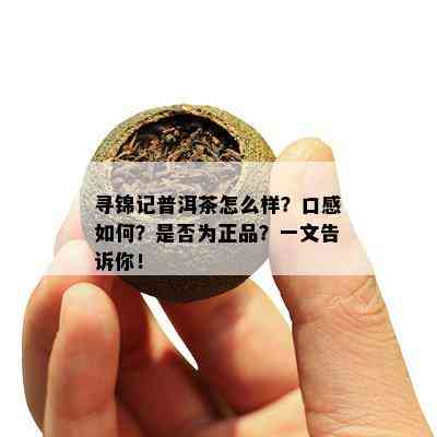 寻锦记普洱茶怎么样？口感怎样？是不是为正品？一文告诉你！