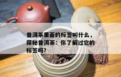 普洱茶里面的标签叫什么，探秘普洱茶：你熟悉过它的标签吗？