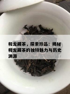 和龙藏茶，探索珍品：揭秘和龙藏茶的独特魅力与历史渊源