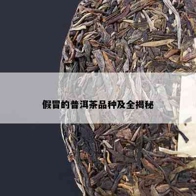 假冒的普洱茶品种及全揭秘