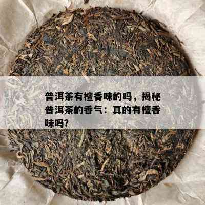 普洱茶有檀香味的吗，揭秘普洱茶的香气：真的有檀香味吗？