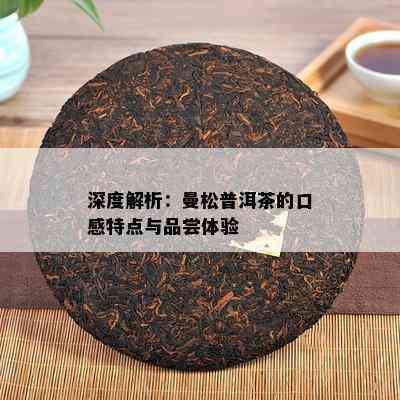 深度解析：曼松普洱茶的口感特点与品尝体验