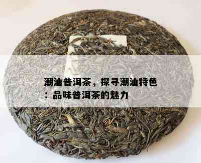 潮汕普洱茶，探寻潮汕特色：品味普洱茶的魅力