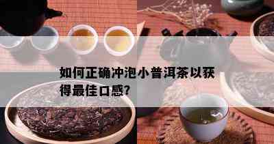 怎样正确冲泡小普洱茶以获得更佳口感？