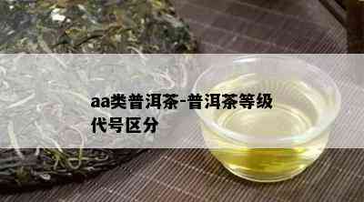 aa类普洱茶-普洱茶等级代号区分