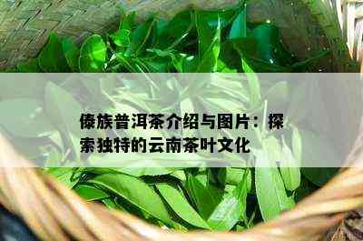 傣族普洱茶介绍与图片：探索独特的云南茶叶文化