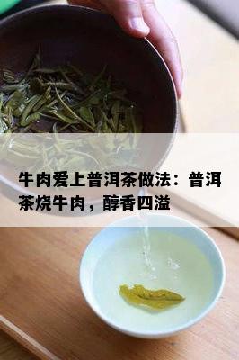 牛肉爱上普洱茶做法：普洱茶烧牛肉，醇香四溢