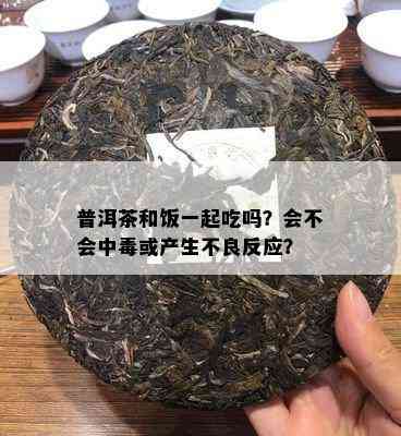 普洱茶和饭一起吃吗？会不会中或产生不良反应？