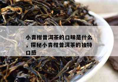 小青柑普洱茶的口味是什么，探秘小青柑普洱茶的特别口感