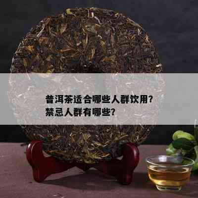 普洱茶适合哪些人群饮用？禁忌人群有哪些？