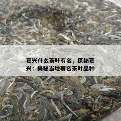 嘉兴什么茶叶有名，探秘嘉兴：揭秘当地著名茶叶品种