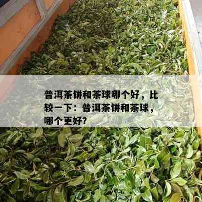 普洱茶饼和茶球哪个好，比较一下：普洱茶饼和茶球，哪个更好？