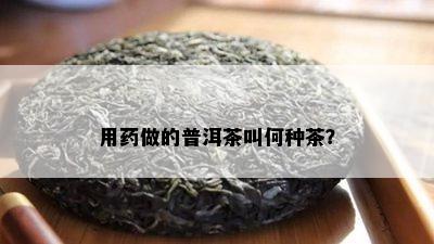 用做的普洱茶叫何种茶？