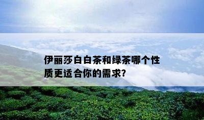 伊丽莎白白茶和绿茶哪个性质更适合你的需求？