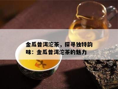 金瓜普洱沱茶，探寻独特韵味：金瓜普洱沱茶的魅力