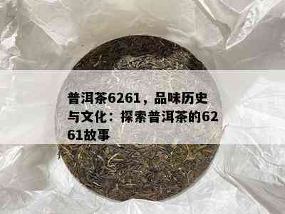 普洱茶6261，品味历史与文化：探索普洱茶的6261故事