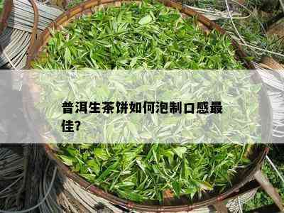 普洱生茶饼怎样泡制口感更佳？