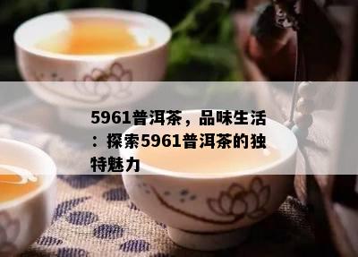 5961普洱茶，品味生活：探索5961普洱茶的特别魅力