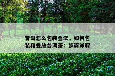 普洱怎么包装叠法，如何包装和叠放普洱茶：步骤详解