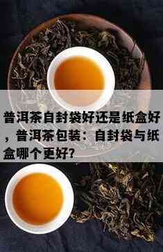 普洱茶自封袋好还是纸盒好，普洱茶包装：自封袋与纸盒哪个更好？