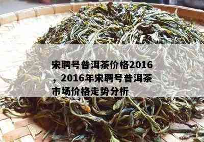 宋聘号普洱茶价格2016，2016年宋聘号普洱茶市场价格走势分析