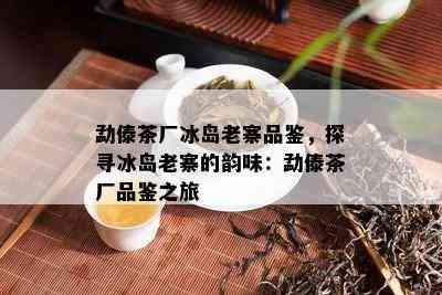 勐傣茶厂冰岛老寨品鉴，探寻冰岛老寨的韵味：勐傣茶厂品鉴之旅