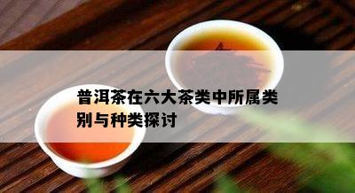 普洱茶在六大茶类中所属类别与种类探讨