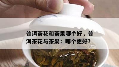 普洱茶花和茶果哪个好，普洱茶花与茶果：哪个更好？