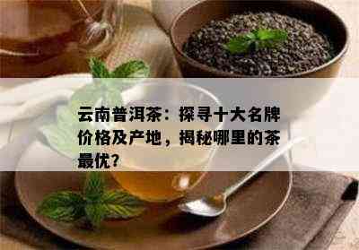 云南普洱茶：探寻十大名牌价格及产地，揭秘哪里的茶更优？