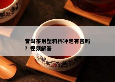 普洱茶用塑料杯冲泡有害吗？视频解答