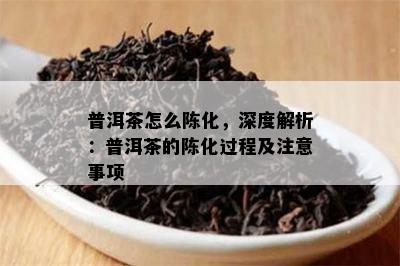 普洱茶怎么陈化，深度解析：普洱茶的陈化过程及留意事项