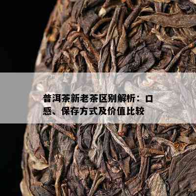 普洱茶新老茶区别解析：口感、保存方式及价值比较