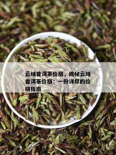 云域普洱茶价格，揭秘云域普洱茶价格：一份详尽的价格指南