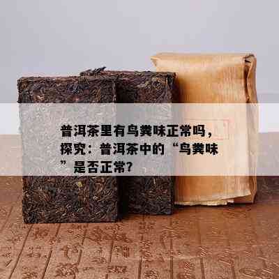 普洱茶里有鸟粪味正常吗，探究：普洱茶中的“鸟粪味”是不是正常？