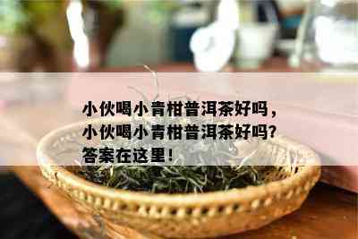 小伙喝小青柑普洱茶好吗，小伙喝小青柑普洱茶好吗？答案在这里！