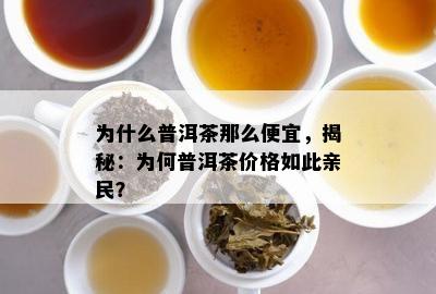 为什么普洱茶那么便宜，揭秘：为何普洱茶价格如此亲民？