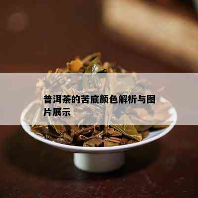 普洱茶的苦底颜色解析与图片展示