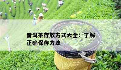 普洱茶存放方法大全：熟悉正保证存方法