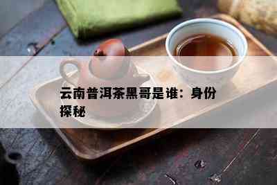 云南普洱茶黑哥是谁：身份探秘