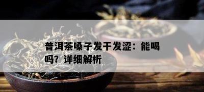 普洱茶嗓子发干发涩：能喝吗？详细解析