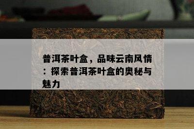 普洱茶叶盒，品味云南风情：探索普洱茶叶盒的奥秘与魅力