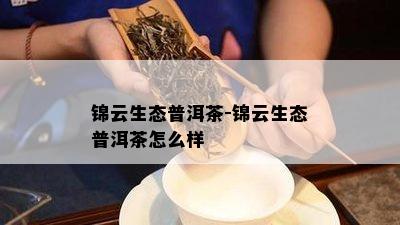 锦云生态普洱茶-锦云生态普洱茶怎么样