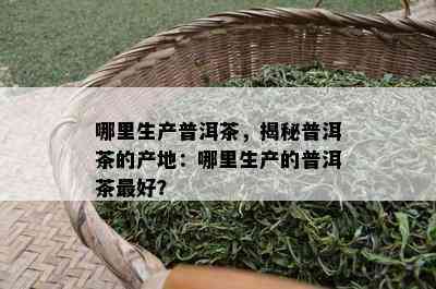 哪里生产普洱茶，揭秘普洱茶的产地：哪里生产的普洱茶更好？