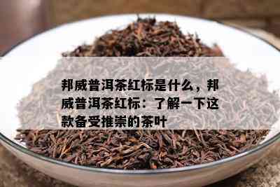 邦威普洱茶红标是什么，邦威普洱茶红标：熟悉一下这款备受推崇的茶叶